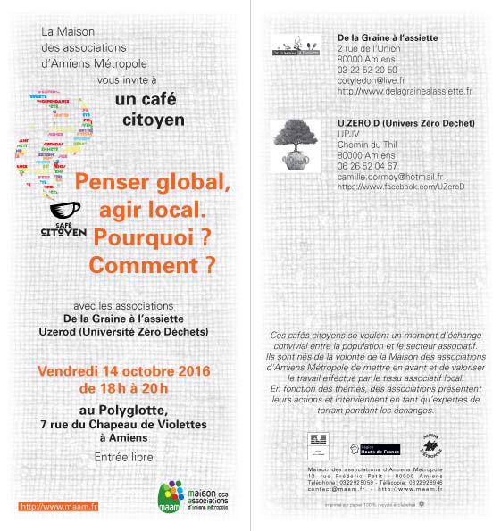 Penser global, agir local, pourquoi ? Comment ?